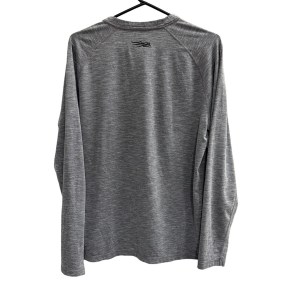 SITKA Insect Shield Repellant Long Sleeve Henley Shirt Gray Heather Size Medium - Picture 9 of 12